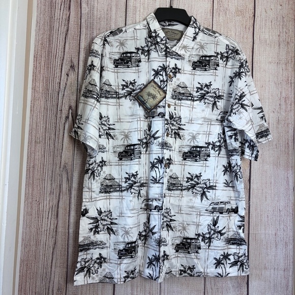 Palm Island Mens Hawaiian Shirt size XL - Picture 2 of 11
